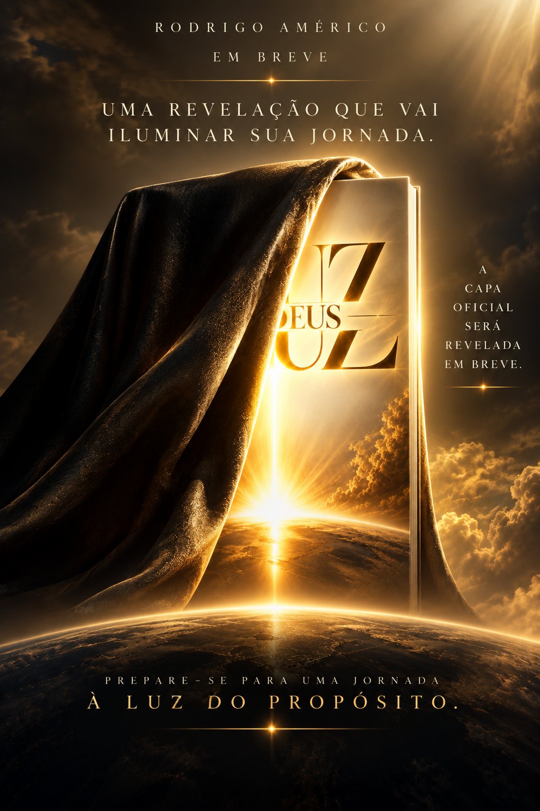 Teaser oficial do livro A Luz de Deus, de Rodrigo Américo